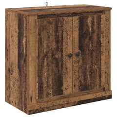 vidaXL Sideboard 70 x 35.5 x 67.5 cm Old Wood Engineered Wood 2