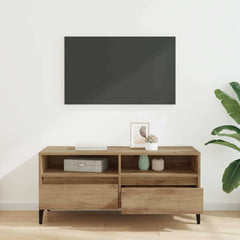 vidaXL TV Cabinet 100 x 34.5 x 44.5 cm Artisan Oak 4