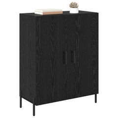 vidaXL Sideboard Black Oak 69.5 x 34 x 90 cm Engineered Wood 3
