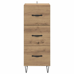 vidaXL Sideboard Artisan oak 34 x 34.5 x 90 cm Engineered Wood 6