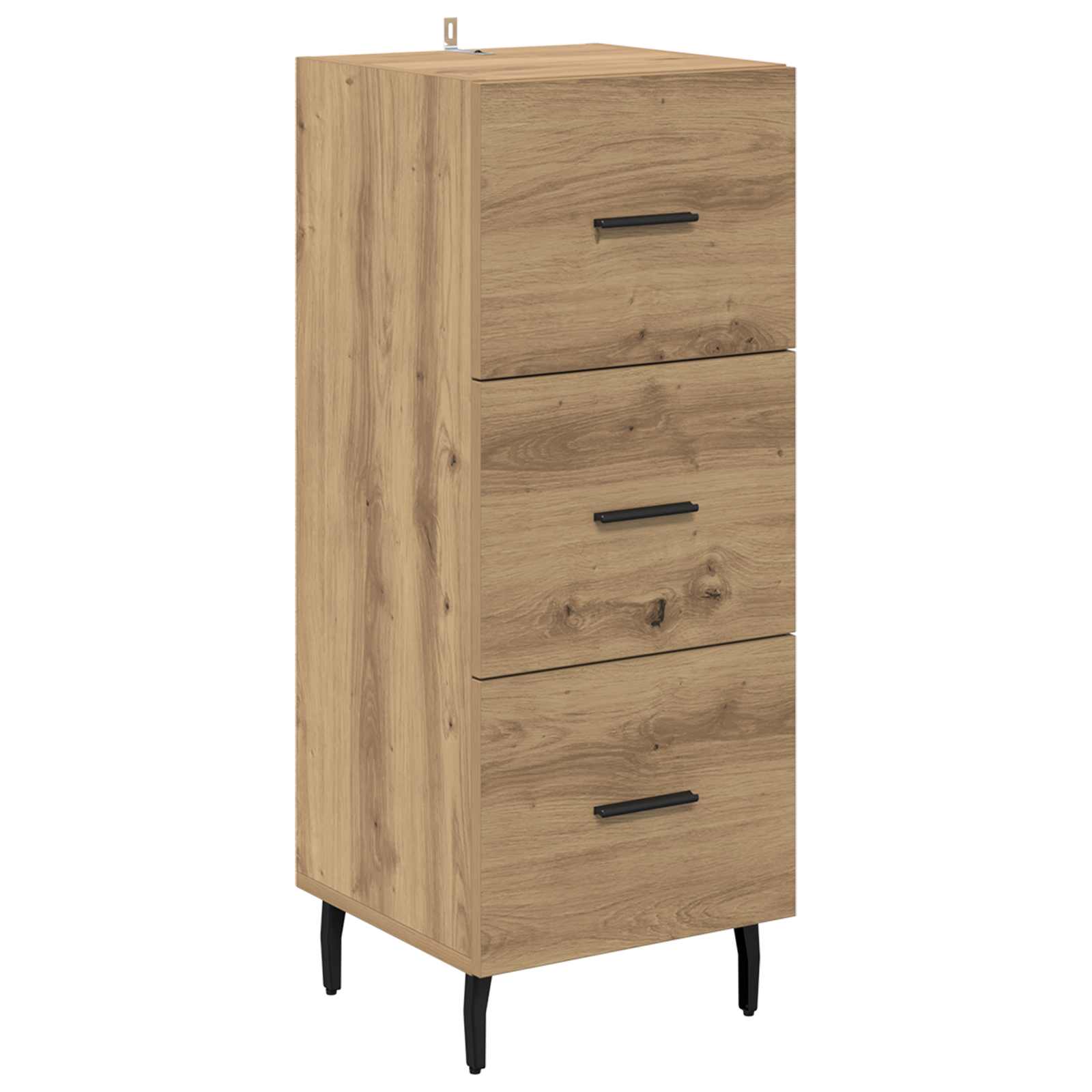 vidaXL Sideboard Artisan oak 34 x 34.5 x 90 cm Engineered Wood 2