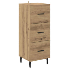 vidaXL Sideboard Artisan oak 34 x 34.5 x 90 cm Engineered Wood 2