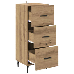 vidaXL Sideboard Artisan oak 34 x 34.5 x 90 cm Engineered Wood 5