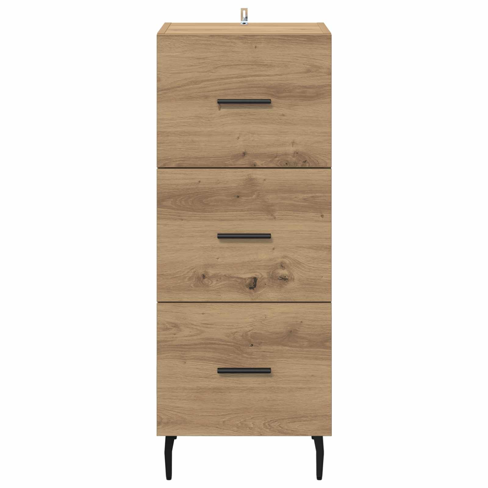 vidaXL Sideboard Artisan oak 34 x 34.5 x 90 cm Engineered Wood 6