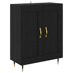 vidaXL Sideboard Black Oak 69.5 x 34 x 90 cm Engineered Wood 2