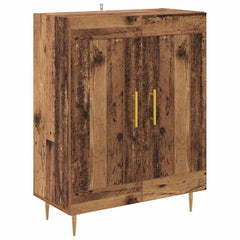 vidaXL Sideboard Old Wood 69.5 x 34 x 90 cm Engineered Wood and Iron 2