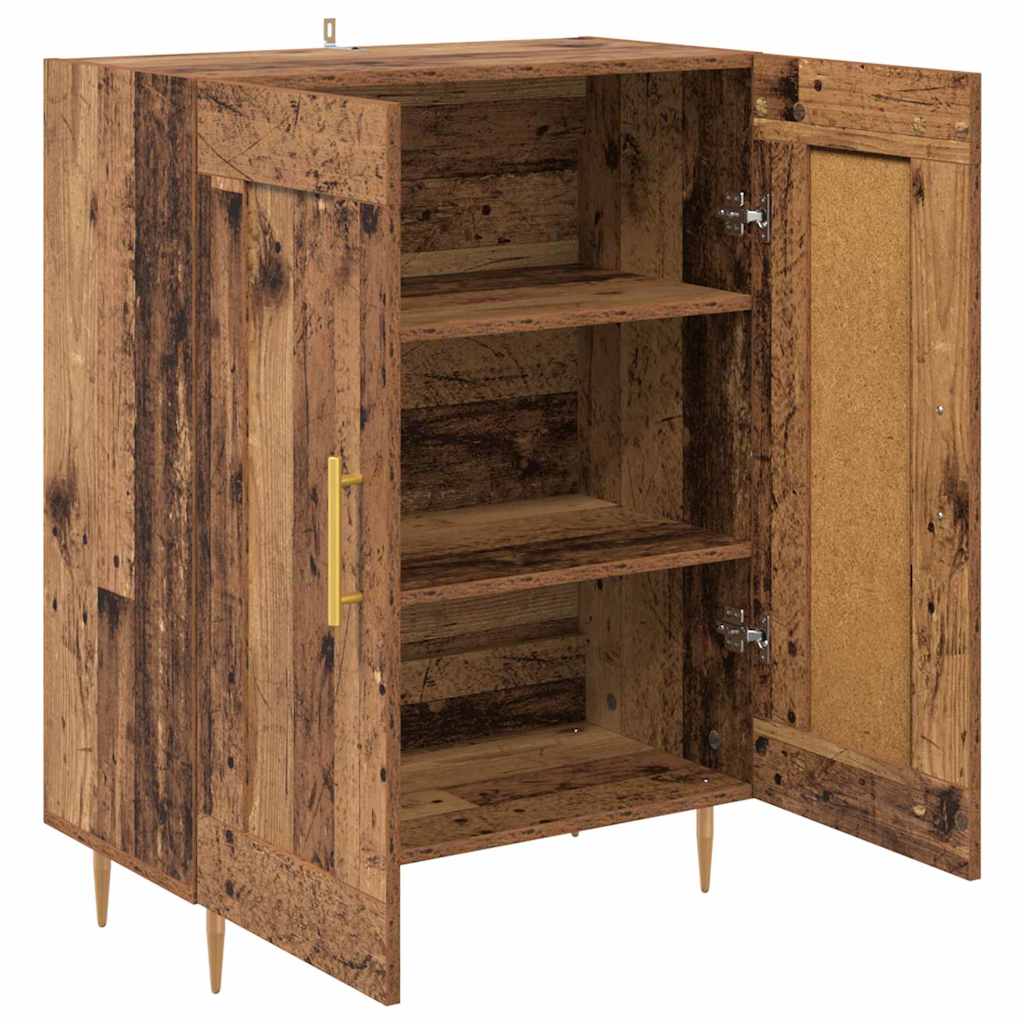vidaXL Sideboard Old Wood 69.5 x 34 x 90 cm Engineered Wood and Iron 5