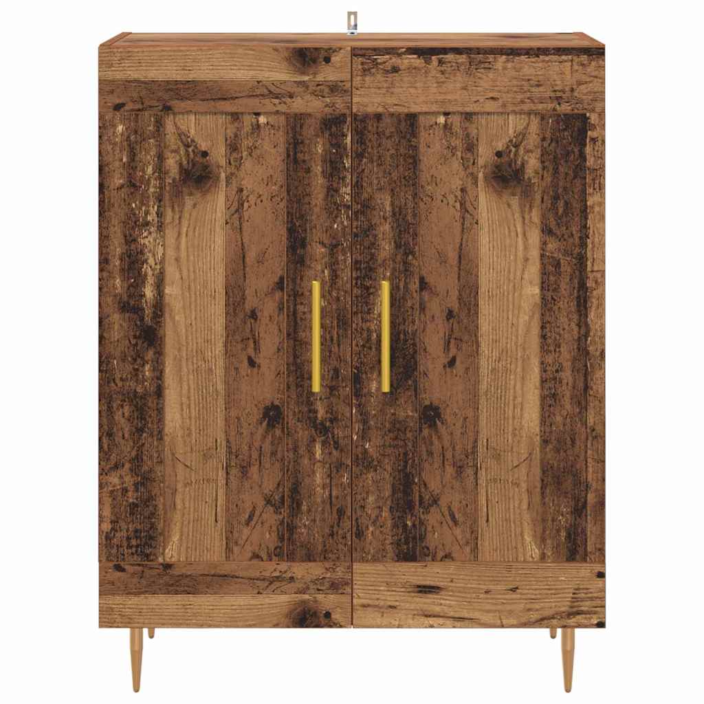 vidaXL Sideboard Old Wood 69.5 x 34 x 90 cm Engineered Wood and Iron 6