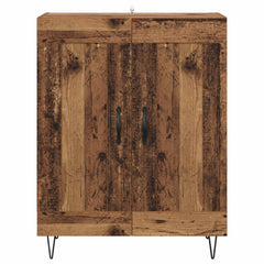 vidaXL Sideboard Old Wood 69.5 x 34 x 90 cm Engineered Wood and Iron 6