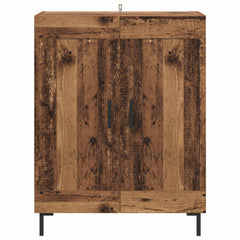 vidaXL Sideboard Old Wood 69.5 x 34 x 90 cm Engineered Wood and Iron 6