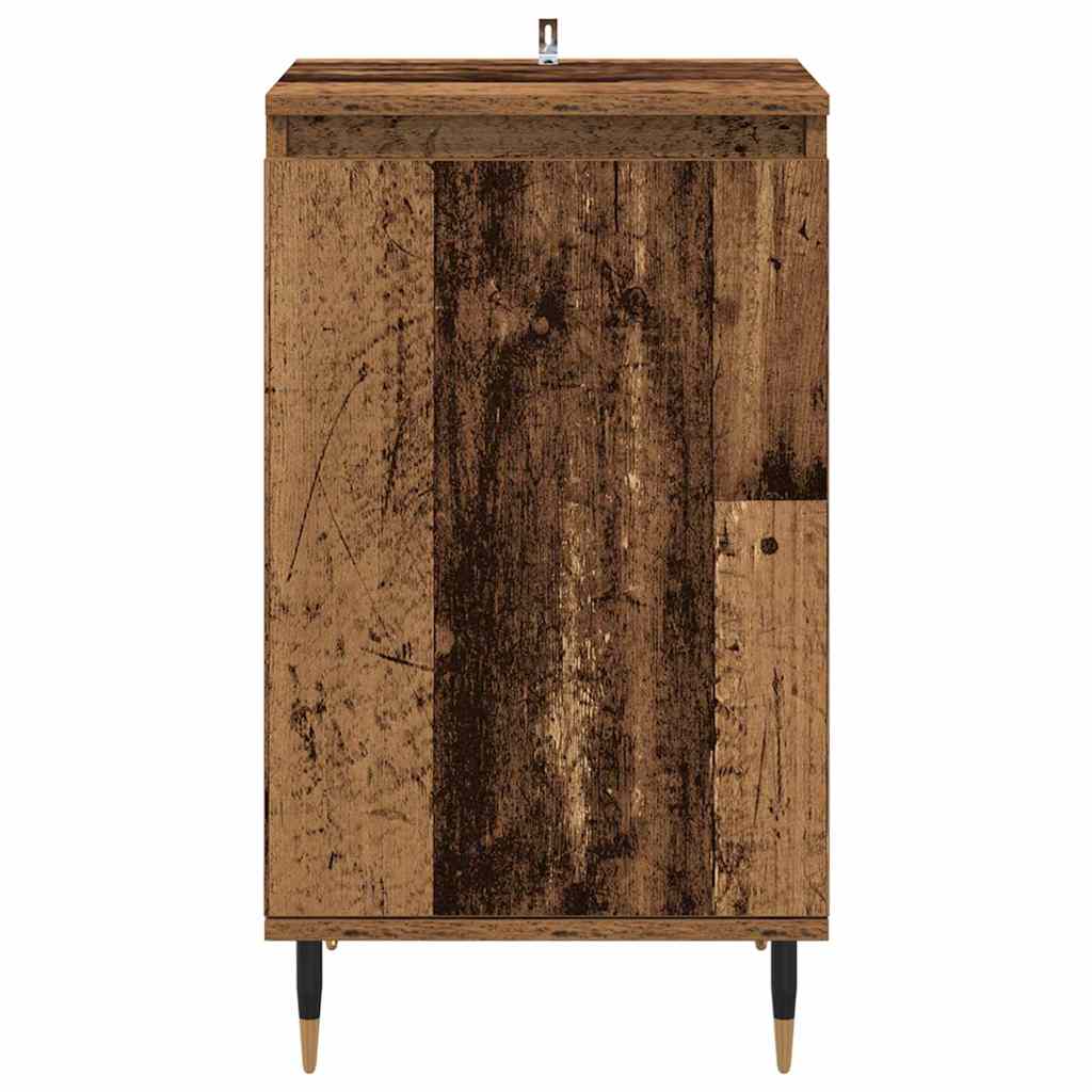 vidaXL Sideboard 2 pcs Old Wood 40 x 35 x 70 cm 6