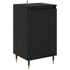 vidaXL Sideboard 2 pcs Black Oak 40 x 35 x 70 cm 5