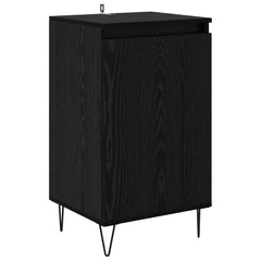 vidaXL Sideboard Black Oak 40 x 35 x 70 cm Engineered Wood 2