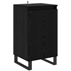 vidaXL Sideboard Black Oak 40 x 35 x 70 cm Engineered Wood 2