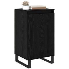 vidaXL Sideboard Black Oak 40 x 35 x 70 cm Engineered Wood 3