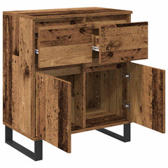 vidaXL Sideboard Old Wood 60 x 35 x 70 cm Engineered Wood and Iron 5