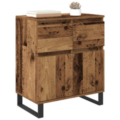 vidaXL Sideboard Old Wood 60 x 35 x 70 cm Engineered Wood and Iron 3