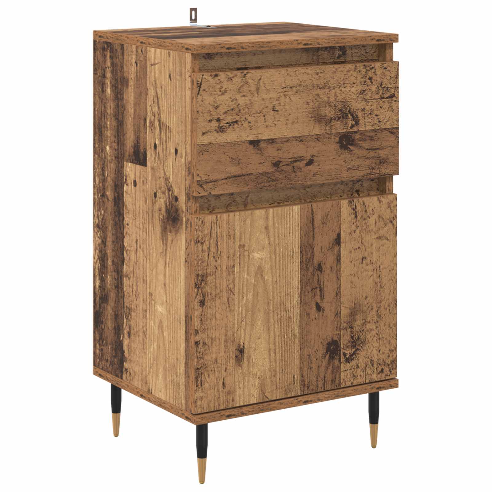 vidaXL Sideboard Old Wood 40 x 35 x 70 cm Engineered Wood and Iron 2