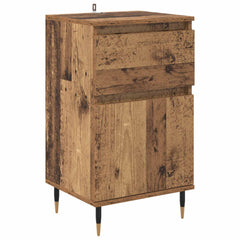 vidaXL Sideboard Old Wood 40 x 35 x 70 cm Engineered Wood and Iron 2