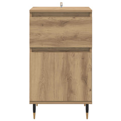 vidaXL Sideboard Artisan Oak 40 x 35 x 70 cm Engineered Wood and Iron 6