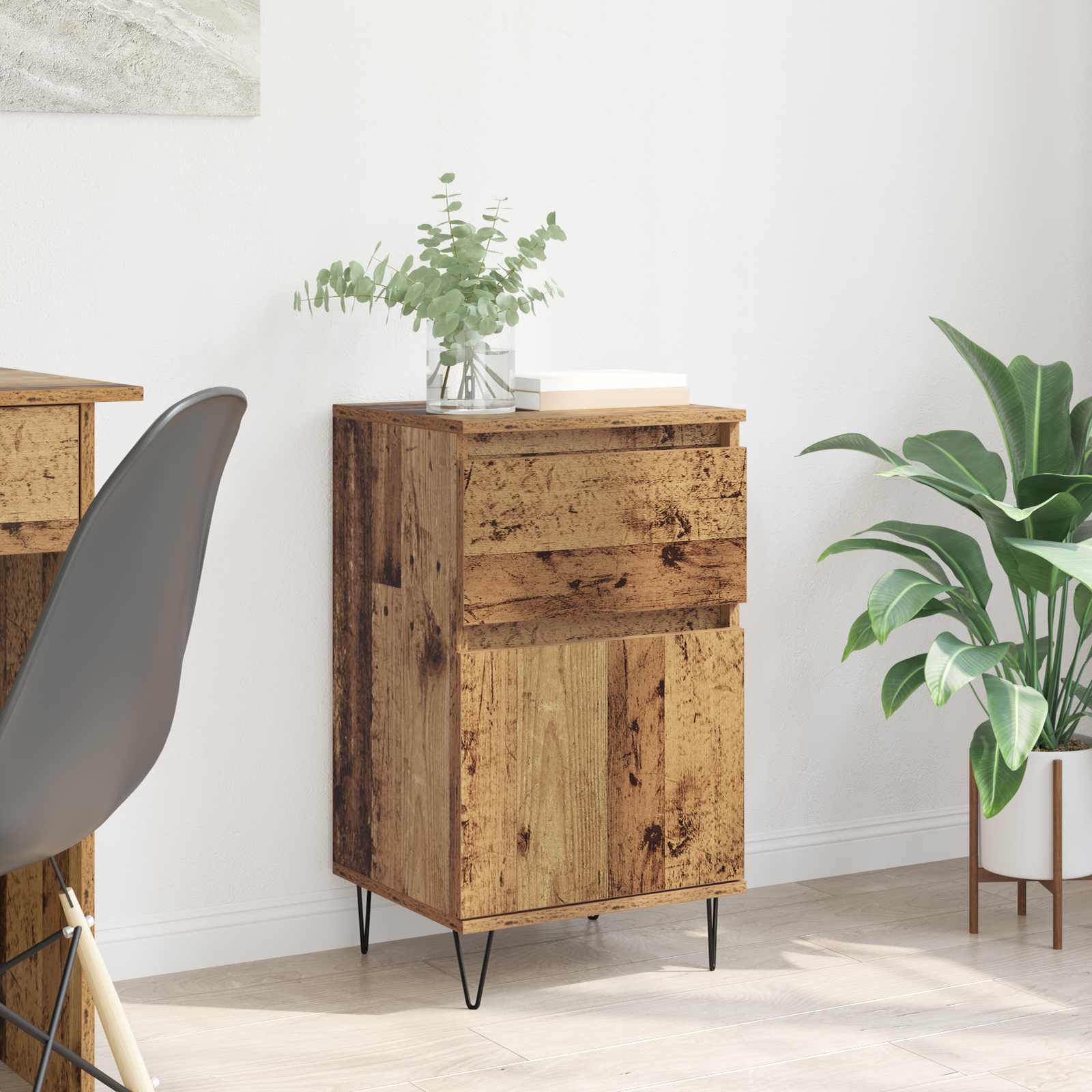 vidaXL Sideboard Old wood 35 x 40 x 70 cm Engineered Wood 1