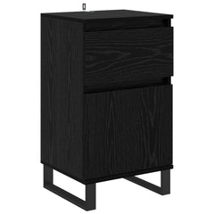 vidaXL Sideboard Black oak 35 x 40 x 70 cm Engineered Wood 2