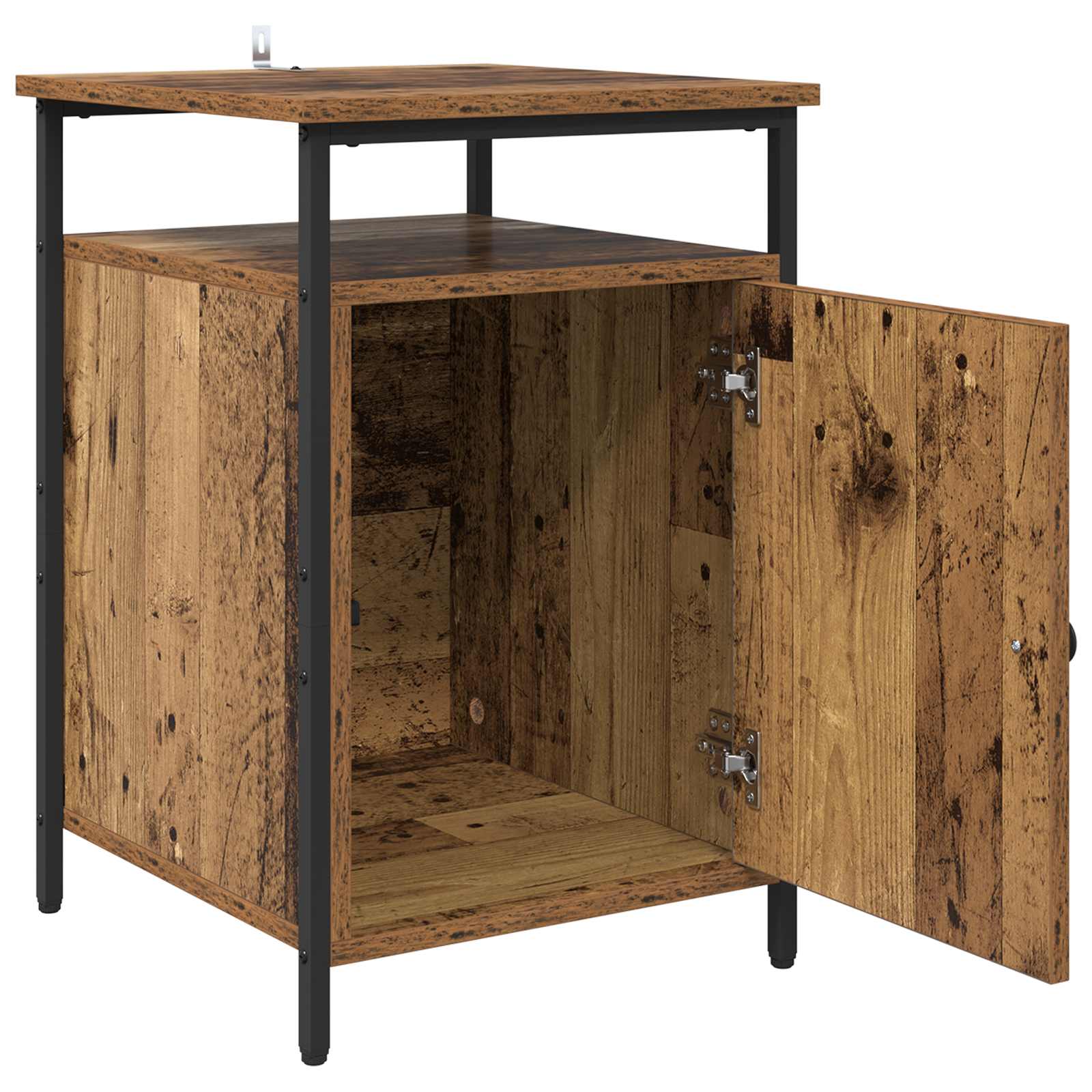 vidaXL Bedside Cabinet 2 pcs Old Wood 40 x 42 x 60cm Engineered Wood 5
