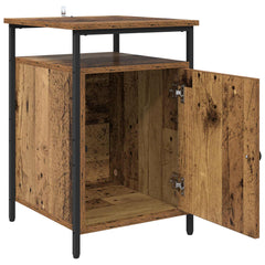 vidaXL Bedside Cabinet 2 pcs Old Wood 40 x 42 x 60cm Engineered Wood 5