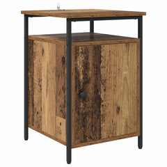 vidaXL Bedside Cabinet 2 pcs Old Wood 40 x 42 x 60cm Engineered Wood 6