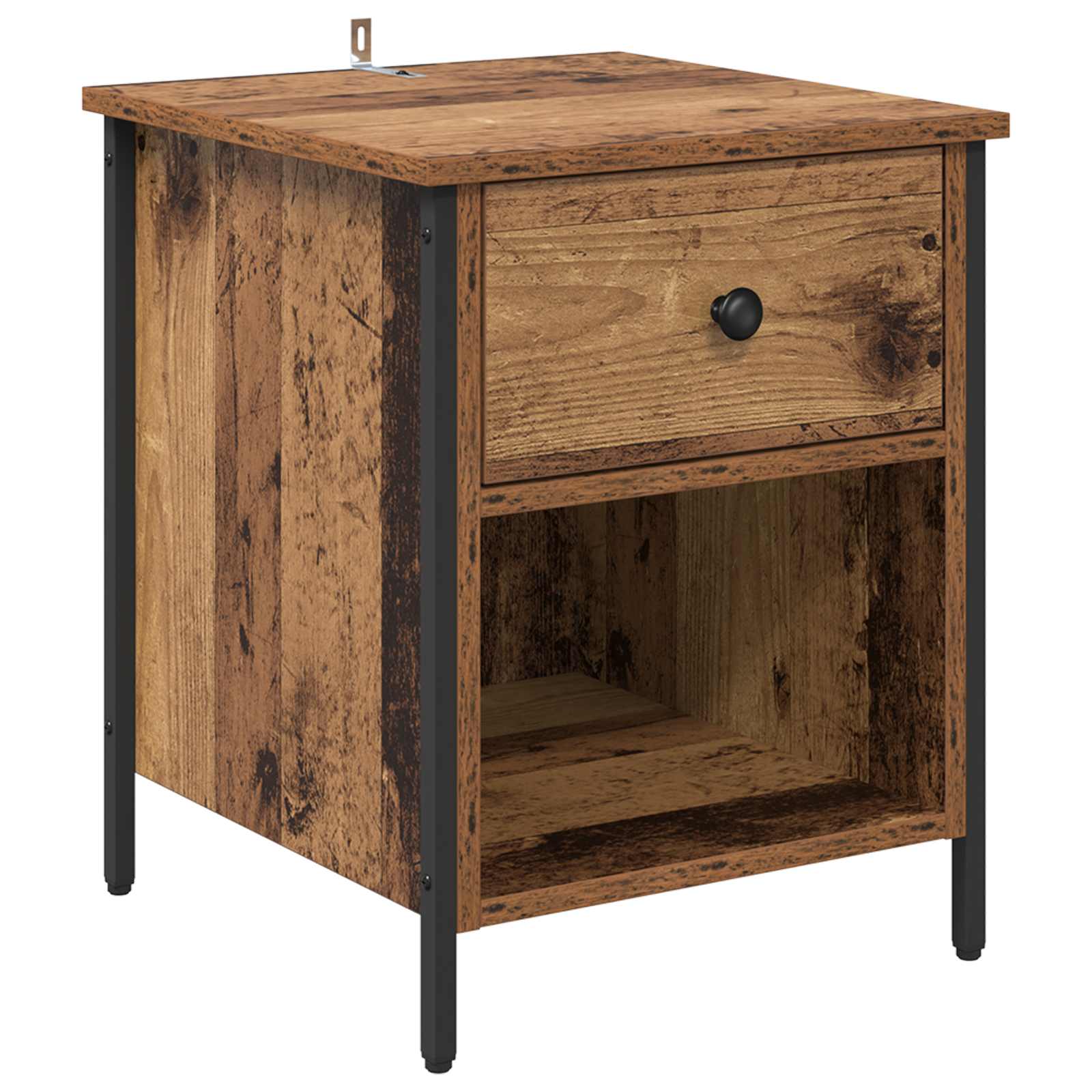 vidaXL Bedside Cabinet Old Wood 40 x 42 x 50 cm Engineered Wood 2