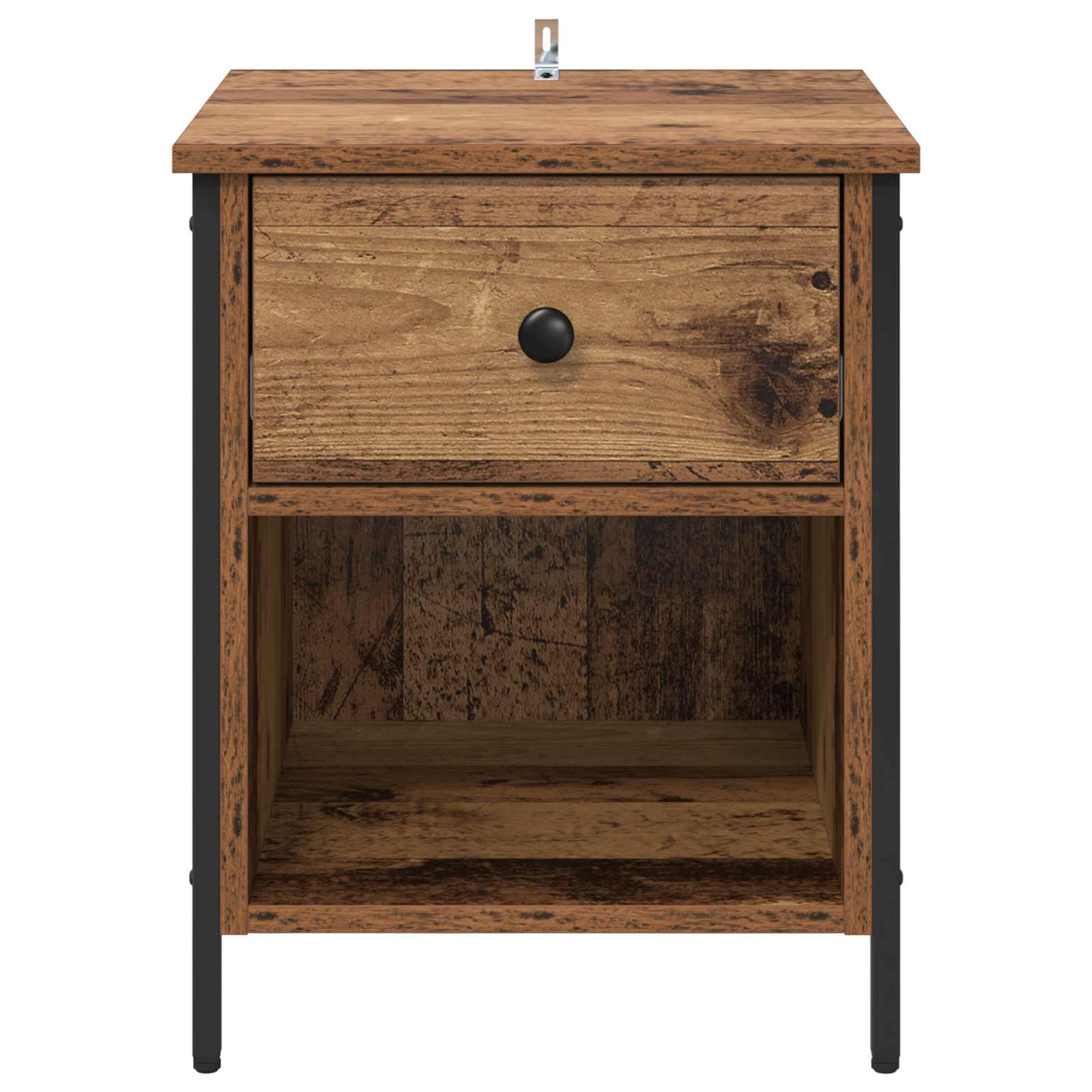 vidaXL Bedside Cabinet Old Wood 40 x 42 x 50 cm Engineered Wood 6