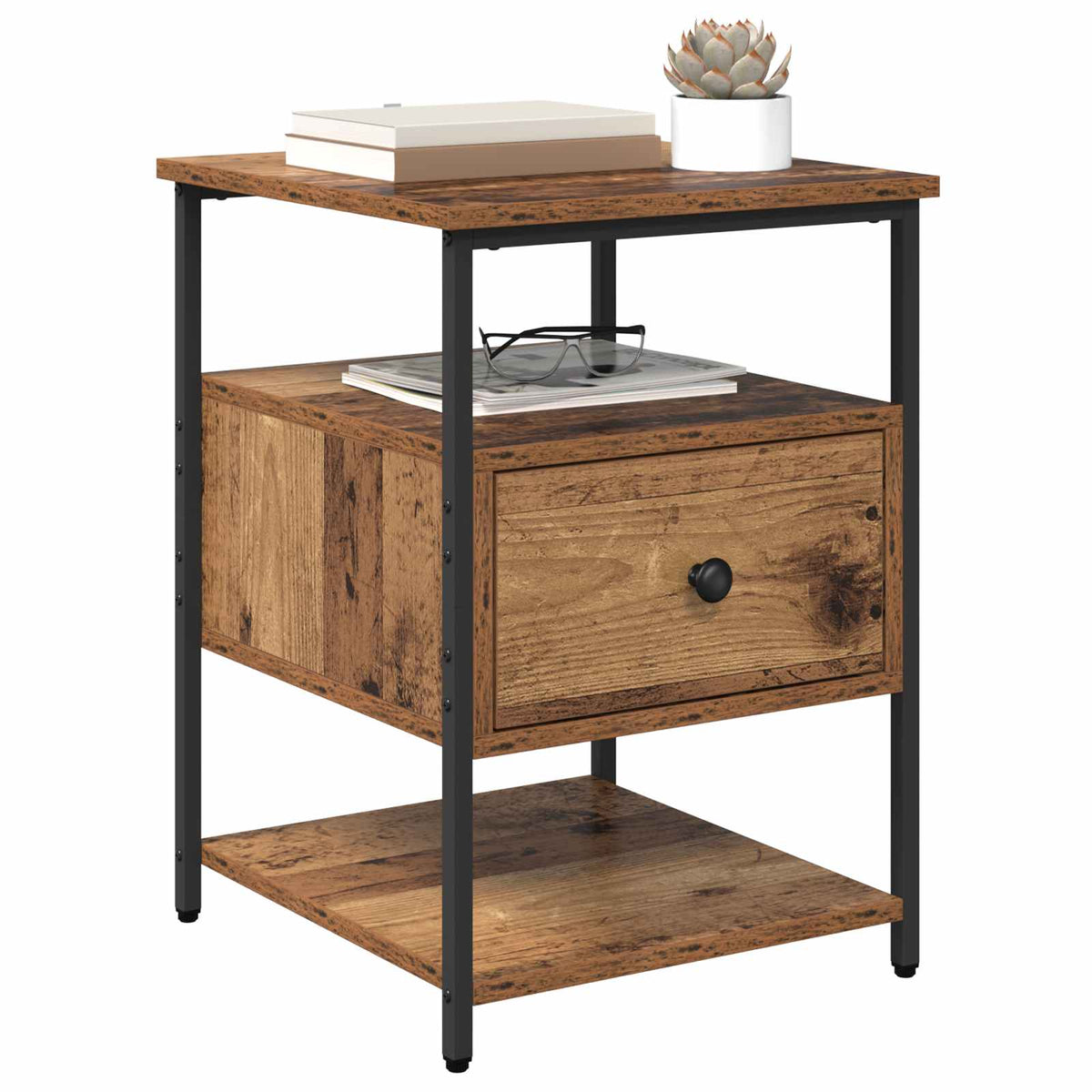 Bedside Cabinet Engineered Wood