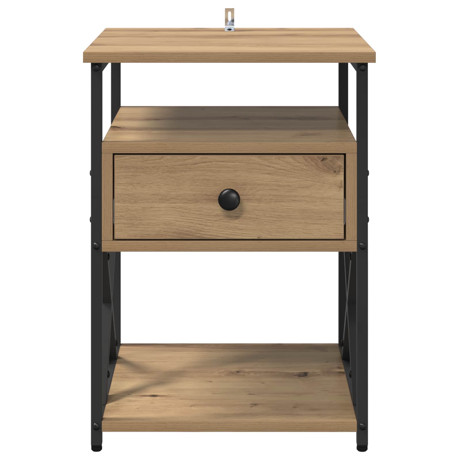 vidaXL Bedside Cabinet Artisan Oak 40 x 42 x 55 cm Engineered Wood 6