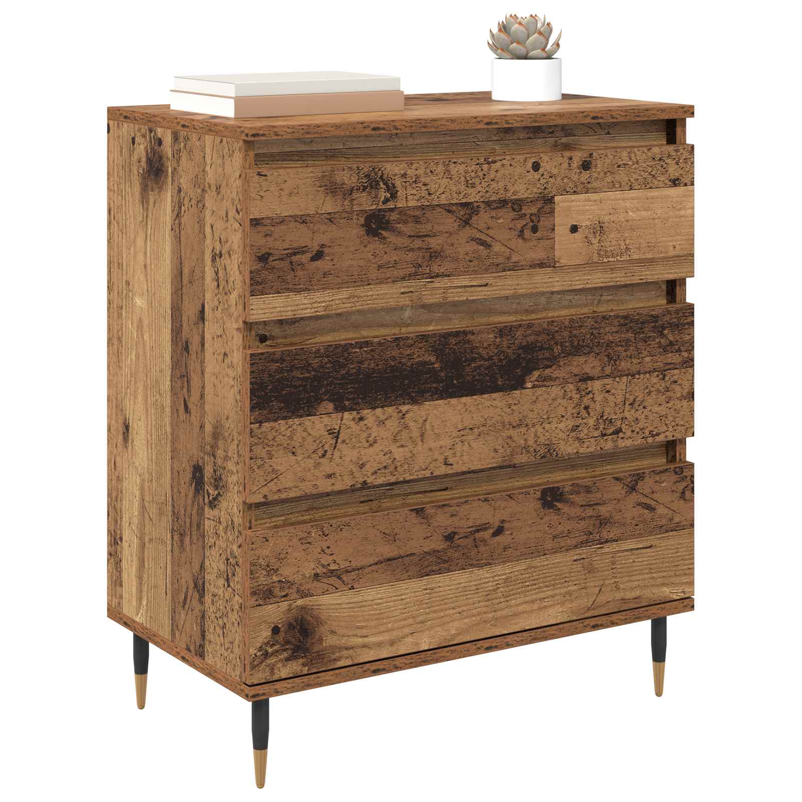 vidaXL Sideboard Old Wood 60 x 35 x 70 cm Engineered Wood 3