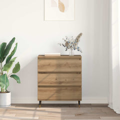 vidaXL Sideboard Artisan Oak 60 x 35 x 70 cm Engineered Wood 4