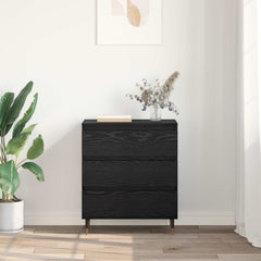 vidaXL Sideboard Black Oak 60 x 35 x 70 cm Engineered Wood 4
