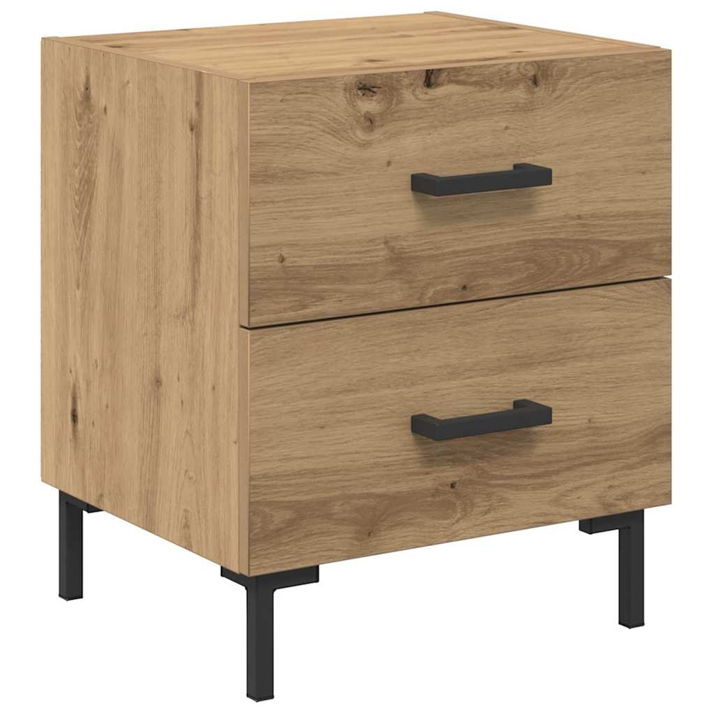vidaXL Bedside Cabinet Artisan Oak 40 x 35 x 47.5 cm Engineered Wood 2