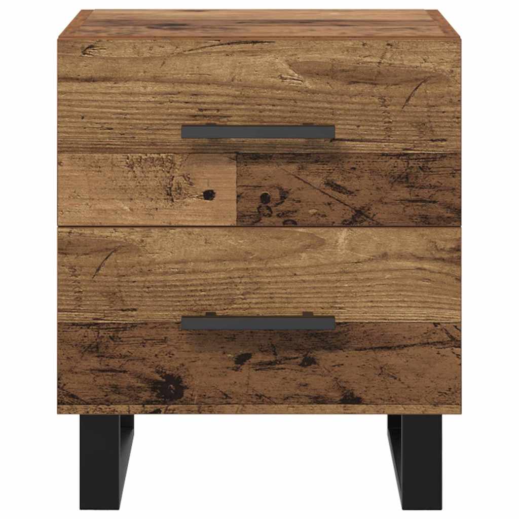 vidaXL Bedside Cabinet Old Wood 40 x 35 x 47.5 cm Engineered Wood 6