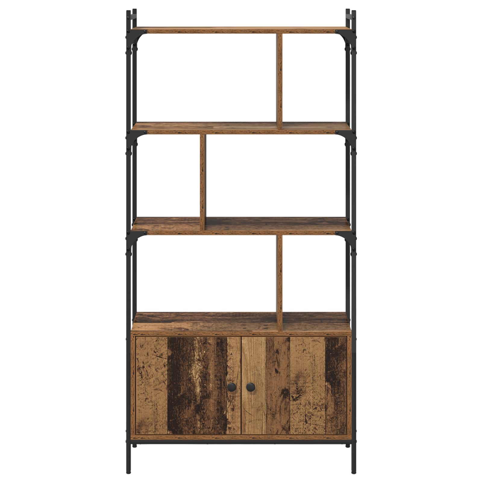 vidaXL Bookcase 6-Tier 76.5 x 30 x 154.5 cm Engineered Wood 6