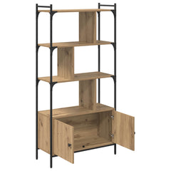 vidaXL Bookcase 6-Tier 76.5 x 30 x 154.5 cm Engineered Wood 5