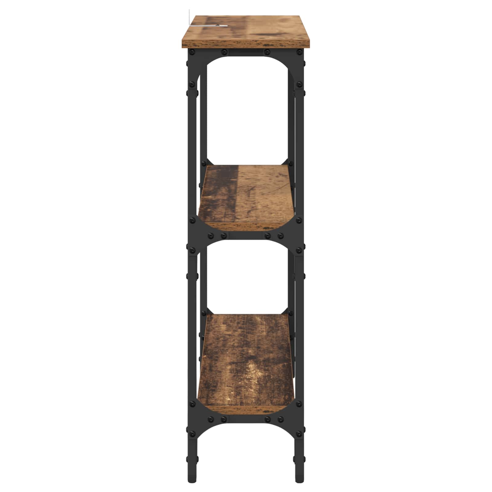 vidaXL Console Table Old Wood 75 x 22.5 x 75 cm Engineered Wood 6