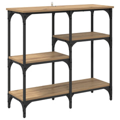 vidaXL Console Table Artisan Oak 80 x 29 x 75 cm Engineered Wood 2