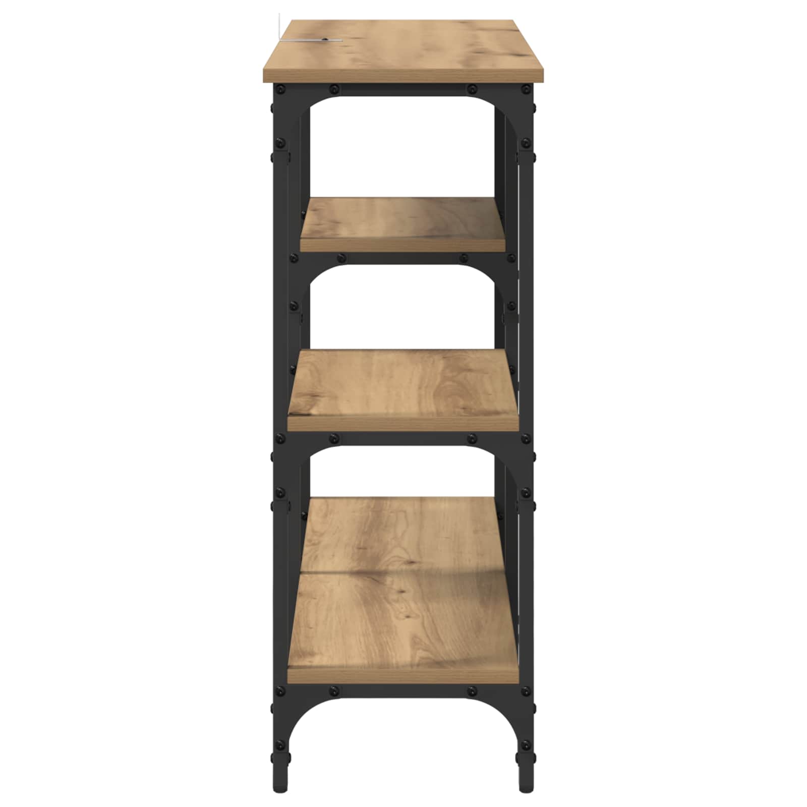 vidaXL Console Table Artisan Oak 80 x 29 x 75 cm Engineered Wood 6