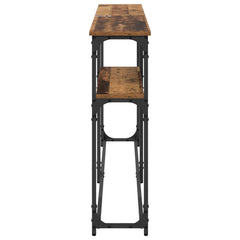 vidaXL ConsoleTable Old Wood 145 x 22.5 x 75 cm Engineered Wood 6