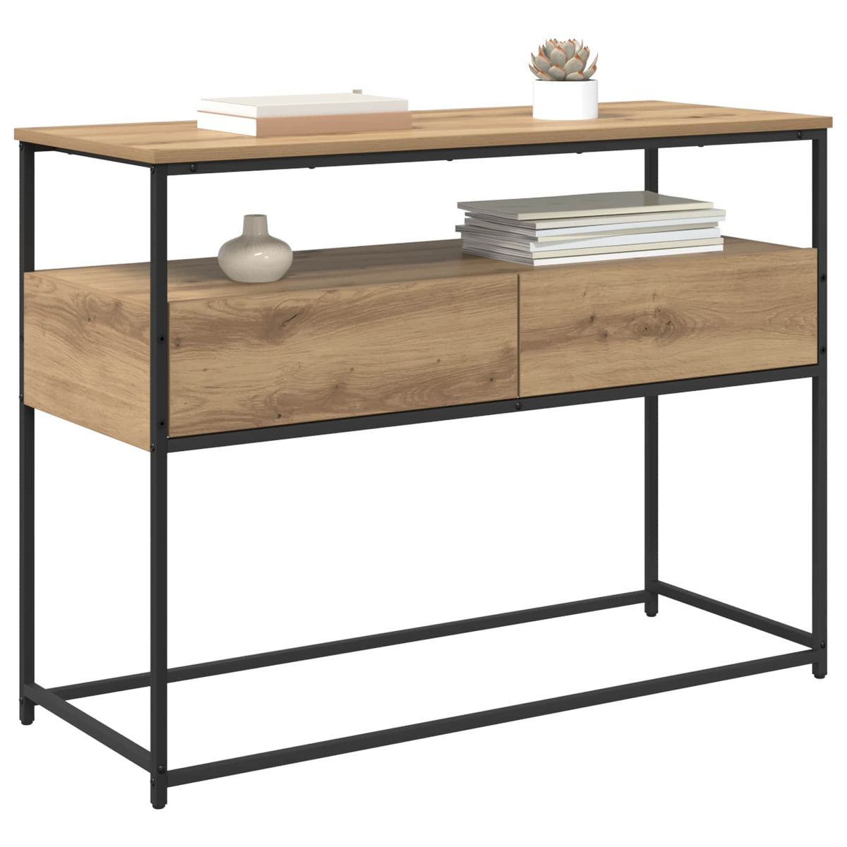 Console Table 75x40x75 cm Engineered Wood Artisan oak 100 cm