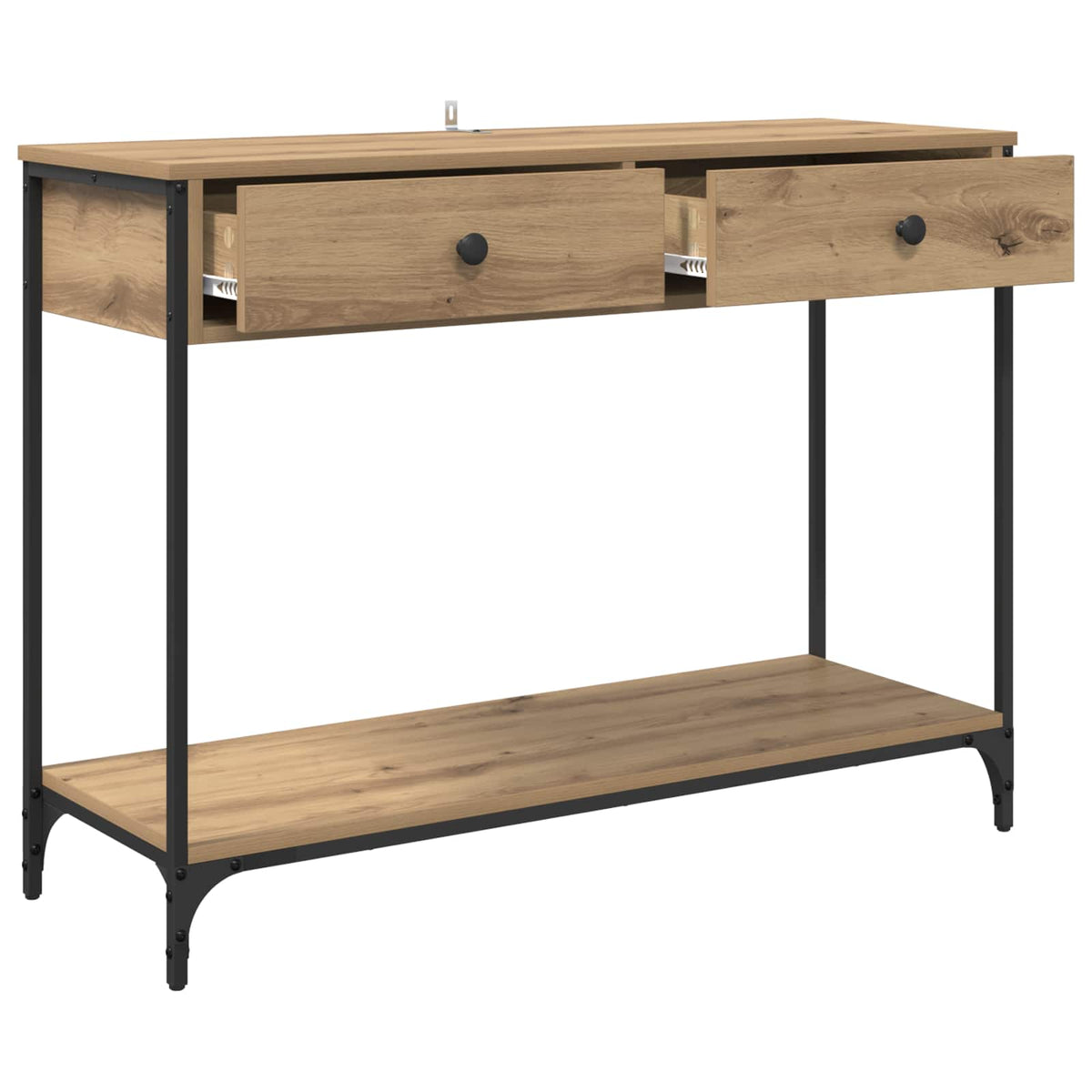 vidaXL Console Table Artisan Oak 100 x 34.5 x 75 cm Engineered Wood 5