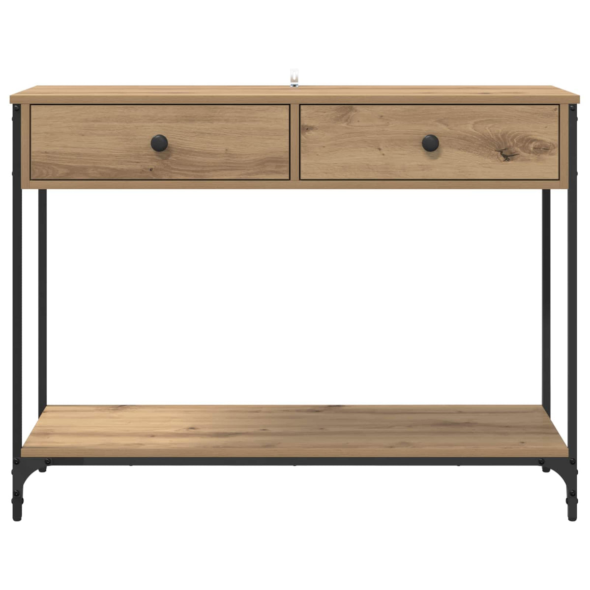 vidaXL Console Table Artisan Oak 100 x 34.5 x 75 cm Engineered Wood 6