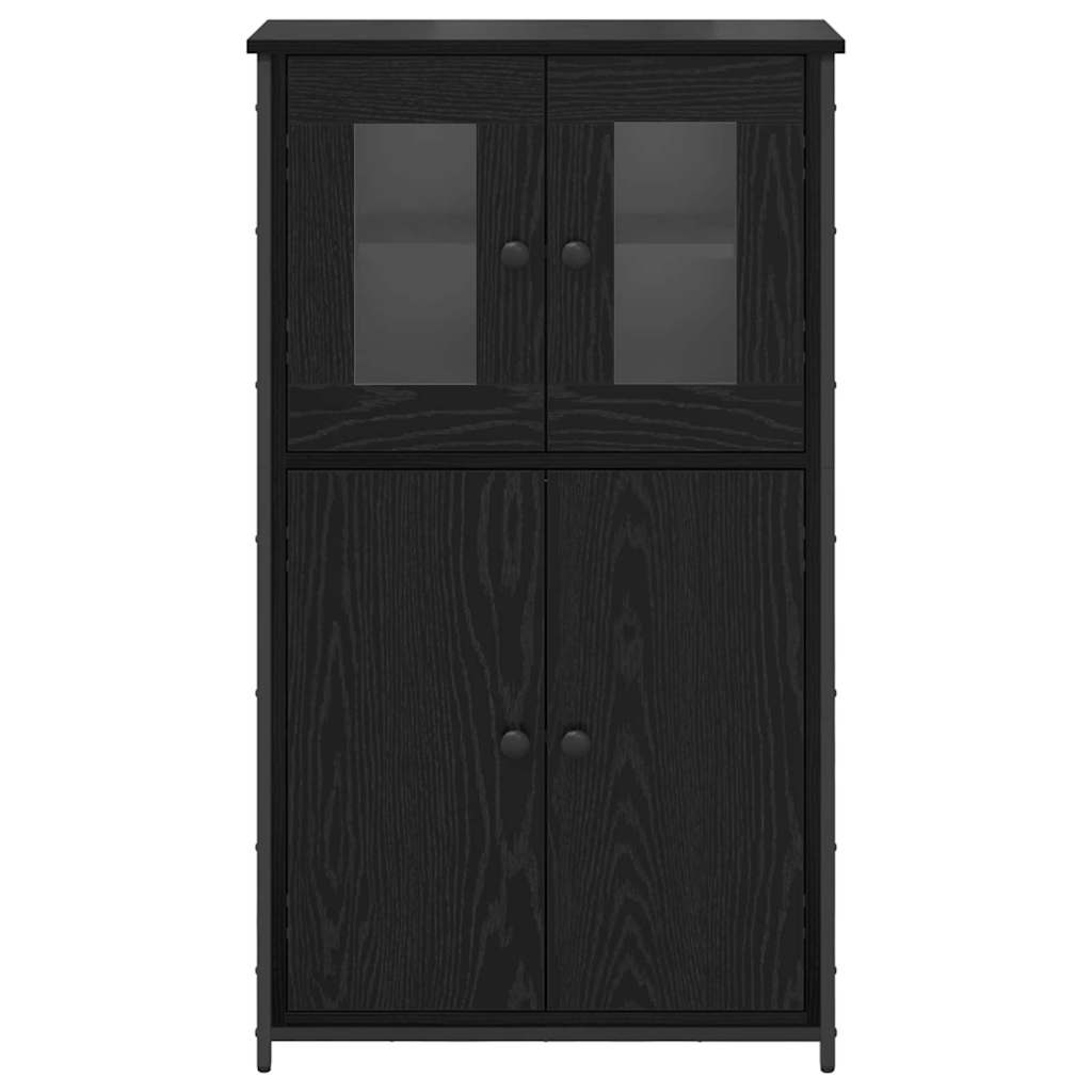 Highboard 62x32x106,5 cm Engineered Wood Black oak
