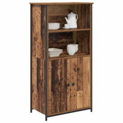 vidaXL Highboard Old Wood 62 x 36 x 121.5 cm Engineered Wood 3