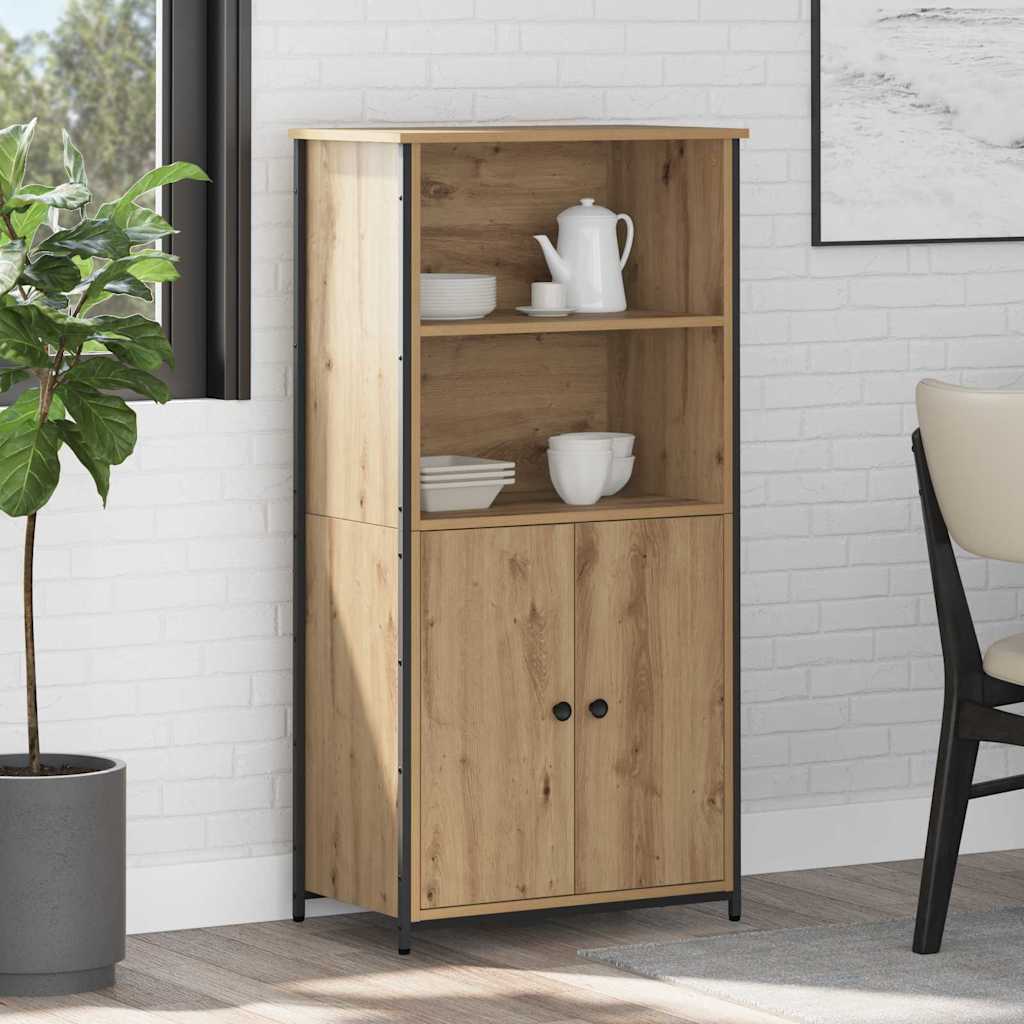 Highboard Engineered Wood in Artisan Oak